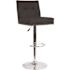 Carnegy Avenue 34 in. Black Fabric Bar Stool