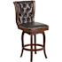 Carnegy Avenue 26.75 in. Counter Height Cappuccino Bar Stool