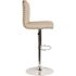 Carnegy Avenue 32.5 in. Beige Fabric Bar Stool