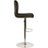 Carnegy Avenue 32.5 in. Black Fabric Bar Stool