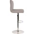 Carnegy Avenue 32.5 in. Light Gray Fabric Bar Stool