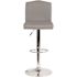 Carnegy Avenue 32.5 in. Light Gray Fabric Bar Stool