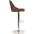 Carnegy Avenue 32.5 in. Brown Fabric Bar Stool