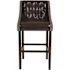 Carnegy Avenue 28 in. Brown Leather Bar Stool