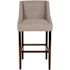 Carnegy Avenue 28 in. Light Gray Fabric Bar Stool