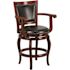 Carnegy Avenue 24 in. Counter Height Cherry Bar Stool