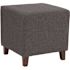 Carnegy Avenue Dark Gray Fabric Ottoman