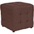Carnegy Avenue Brown Fabric Ottoman