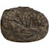 Flash Furniture Duncan Camouflage Microfiber 42 in. Bean Bag Oversized Solid Purple Refillable for All Ages