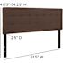 Carnegy Avenue Queen Dark Brown Headboard