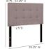Carnegy Avenue Twin Light Gray Headboard