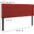 Carnegy Avenue Queen Red Headboard