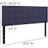 Carnegy Avenue Queen Navy Headboard