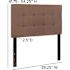 Carnegy Avenue Twin Camel Headboard