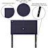 Carnegy Avenue Twin Navy Headboard