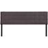 Carnegy Avenue Bedford Gray King Size Headboard Type with Tufted Upholstered in Dark Gray Fabric
