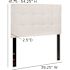 Carnegy Avenue Twin White Headboard