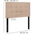 Carnegy Avenue Twin Beige Headboard