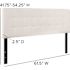 Carnegy Avenue Queen White Headboard