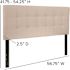 Carnegy Avenue Full Beige Headboard
