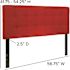Carnegy Avenue Full Red Headboard