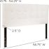 Carnegy Avenue Full White Headboard
