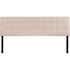 Carnegy Avenue Bedford Beige King Size Headboard Type with Tufted Upholstered in Fabric