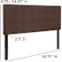 Carnegy Avenue Full Dark Brown Headboard