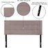 Carnegy Avenue Full Light Gray Headboard