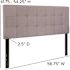 Carnegy Avenue Full Light Gray Headboard