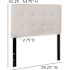 Carnegy Avenue Twin White Headboard