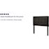 Carnegy Avenue Twin Black Headboard
