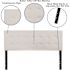 Carnegy Avenue Queen White Headboard