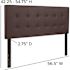 Carnegy Avenue Full Brown Headboard
