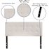 Carnegy Avenue Full White Headboard