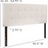Carnegy Avenue Full White Headboard