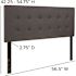 Carnegy Avenue Full Gray Headboard