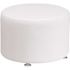 Carnegy Avenue Melrose White Ottoman