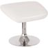 Carnegy Avenue White Leather Ottoman