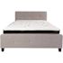 Flash Furniture Light Gray Queen Platform Bed and Mattress Set