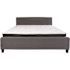 Flash Furniture Dark Gray King Platform Bed and Mattress Set