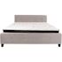 Flash Furniture Light Gray King Platform Bed and Mattress Set