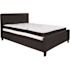 Flash Furniture Black Full Platform Bed and Mattress Set