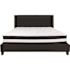 Flash Furniture Black King Platform Bed and Mattress Set
