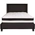 Flash Furniture Black Full Platform Bed and Mattress Set
