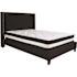 Flash Furniture Black Full Platform Bed and Mattress Set
