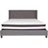 Flash Furniture Dark Gray King Platform Bed and Mattress Set
