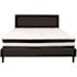 Flash Furniture Black King Platform Bed and Mattress Set