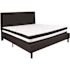 Flash Furniture Black King Platform Bed and Mattress Set