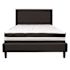 Flash Furniture Black Queen Platform Bed and Mattress Set